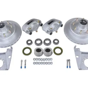 Kodiak Disc Brakes - 13" Hub/Rotor - 8 on 6-1/2 - Dacromet - 7,000 lbs - E-Z Lube 1/2" Studs