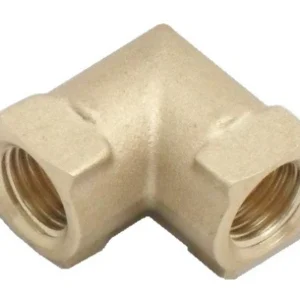 Kodiak Elbow Fitting for Hydraulic Brake Hose - Brass - 3/16" Female Inverted Flares