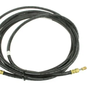 Hydraulic Brake Hose - 3/16" Male Fittings w/ Stainless Flares - 1/8" ID - 18'
