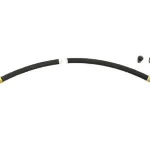 Hydraulic Brake Hose - 3/16" Male Fittings w/ Stainless Flares - 1/8" ID - 1'