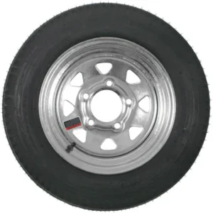Boat Trailer Tire 4.80 x 12 on Galvanized 5 Lug Wheel 780lb by Loadstar
